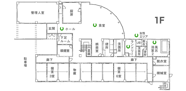 フロアマップ1F